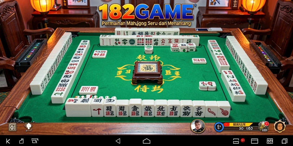 Tampilan gameplay Mahjong yang menarik dari 182GAME.