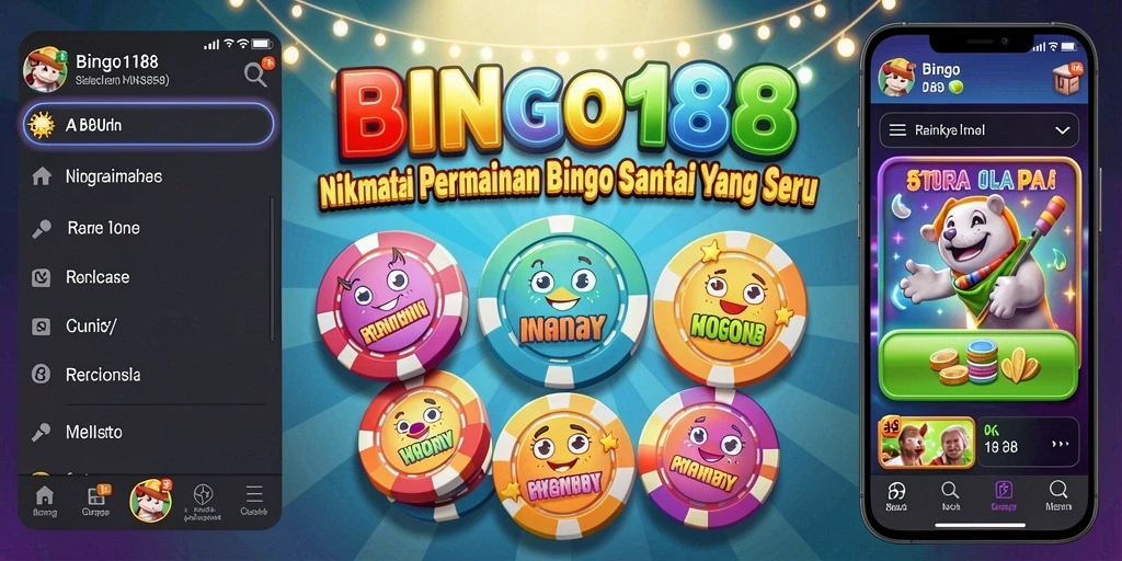 Screenshot gameplay BINGO188 menampilkan keseruan permainan bingo.