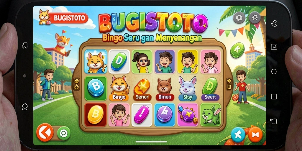 Tampilan gameplay Bingo yang seru dan interaktif.