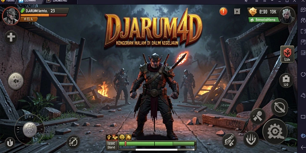 Tangkapan layar gameplay DJARUM4D menampilkan suasana menyeramkan yang penuh ketegangan.