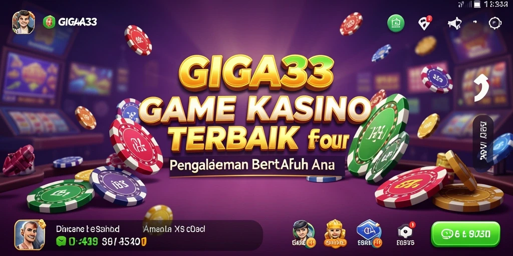 Tampilan menawan dari gameplay Kasino di GIGA33.