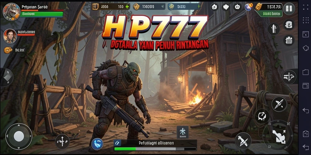 Screenshot utama <strong>HP777</strong> menunjukkan karakter kita beraksi dalam petualangan seru.