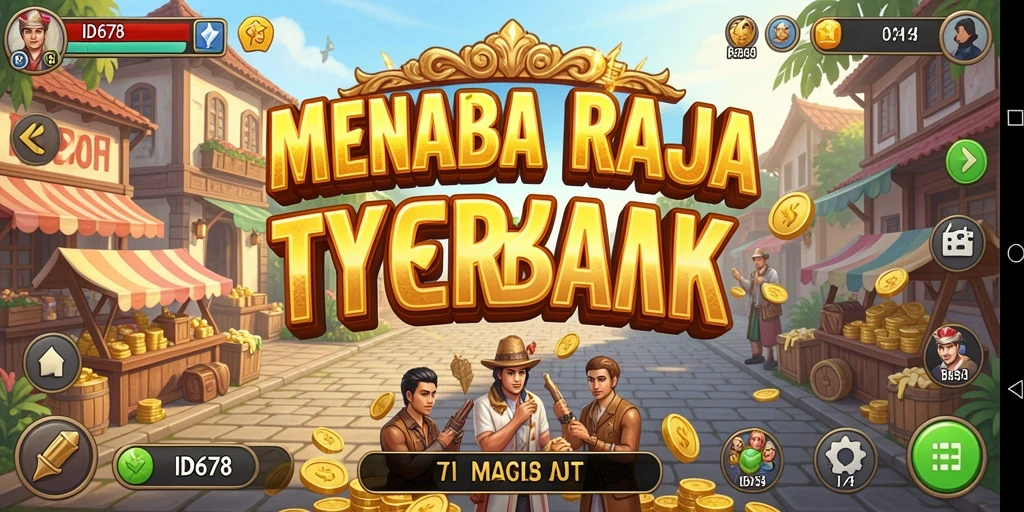 Screenshot ID678 menunjukkan gameplay mendebarkan dalam mengelola bisnis Tycoon.