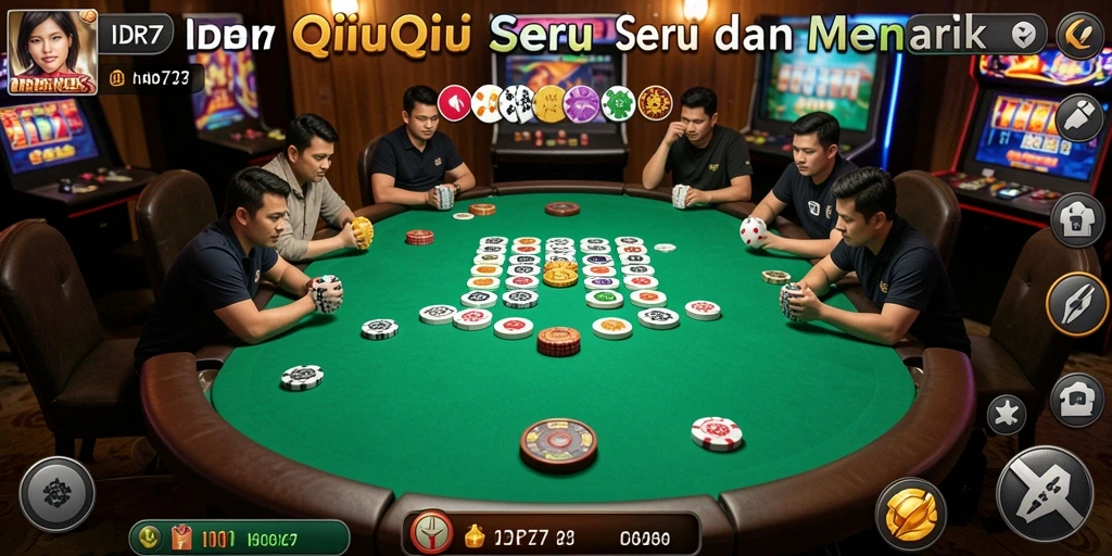 Tampilan gameplay menarik IDR77 dalam permainan QiuQiu.