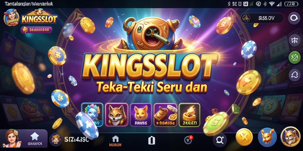 Screenshot gameplay KINGSLOT yang menampilkan tantangan puzzle menarik.