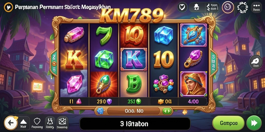 Tampilan gameplay KM789 yang menarik dengan grafis memukau.