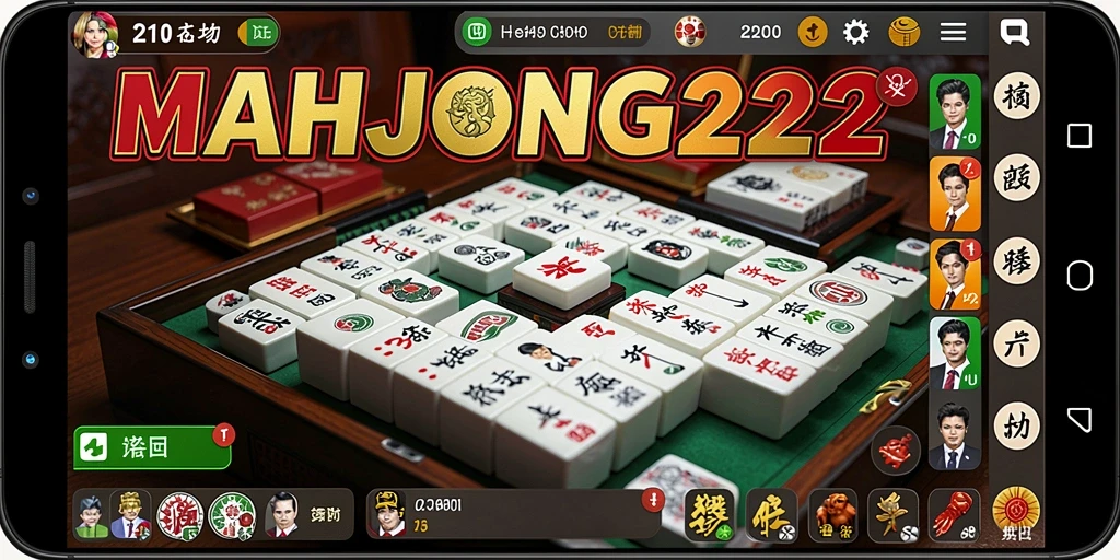 Tampilan gameplay MAHJONG222 yang menarik dan dinamis.