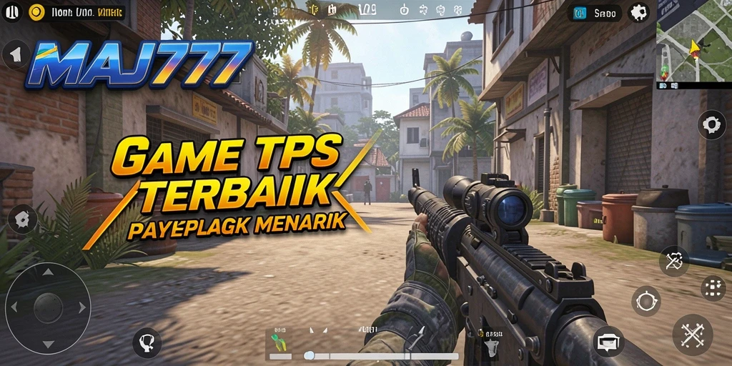 Gameplay seru MAJ777 yang menampilkan aksi pertempuran TPS.