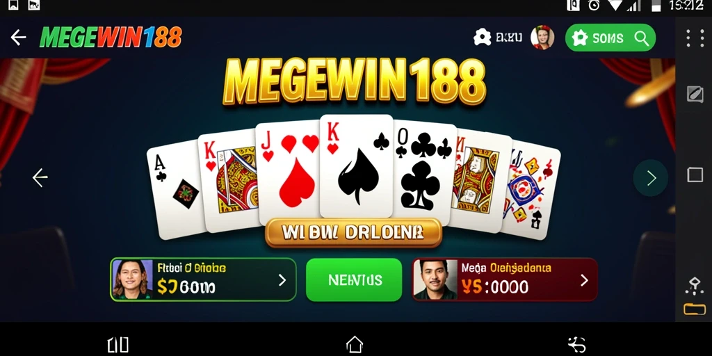 Tampilan gameplay MEGEWIN188 yang menarik saat bermain Domino.