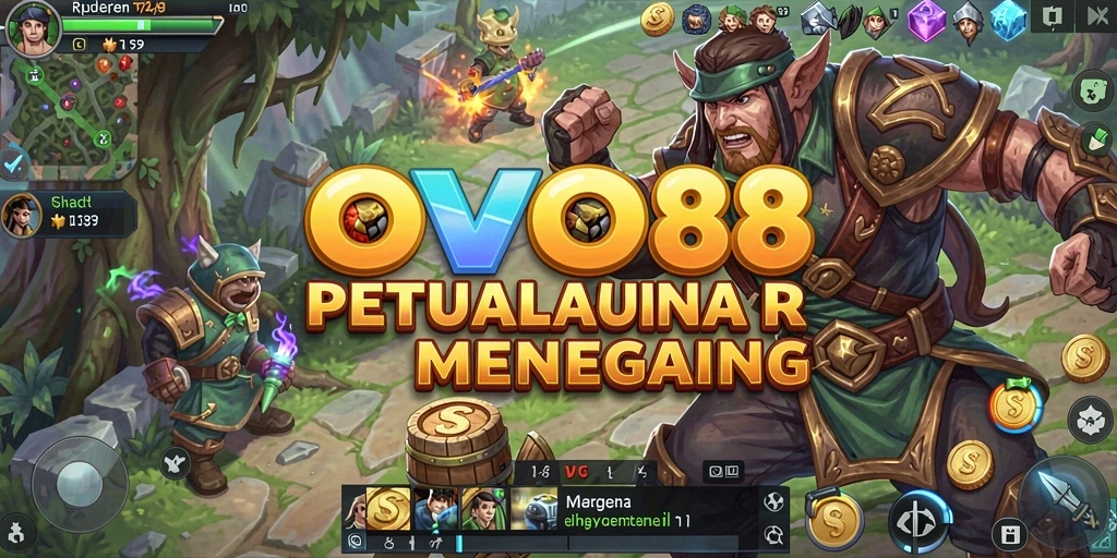 Tampilan gameplay seru dalam OVO88, menjelajahi dunia RPG yang menakjubkan.