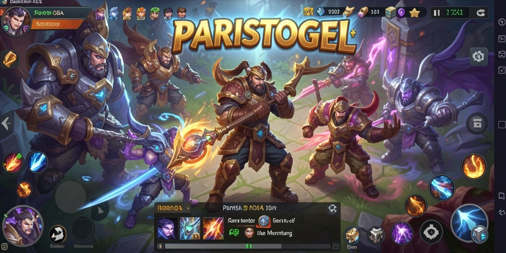 Tampilan seru gameplay PARISTOGEL yang penuh aksi dan strategi.