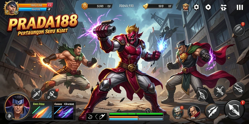 Gameplay mendebarkan dalam PRADA188 yang penuh aksi.