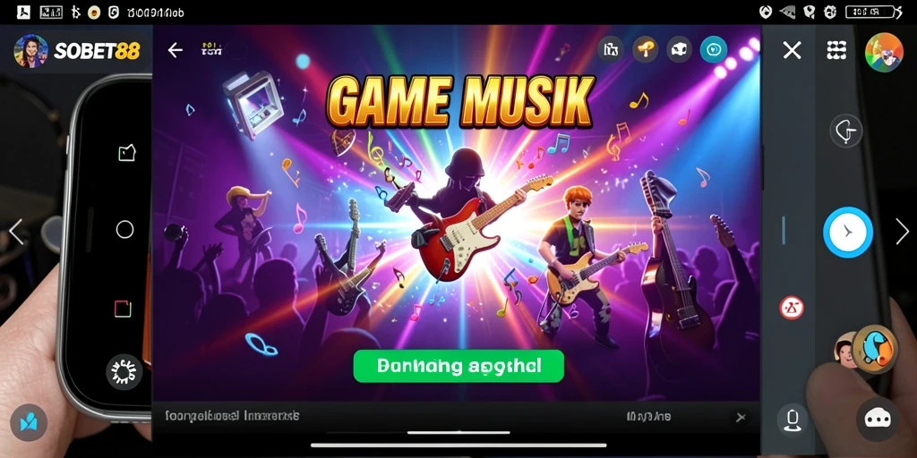 Tampilan gameplay interaktif SOBET88 yang menarik dan penuh warna.