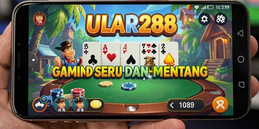 Tampilan gameplay seru ULAR288 dengan berbagai mode permainan Domino.
