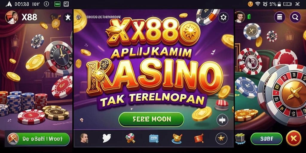 Menampilkan gameplay seru dengan grafis Kasino terbaik di X88.