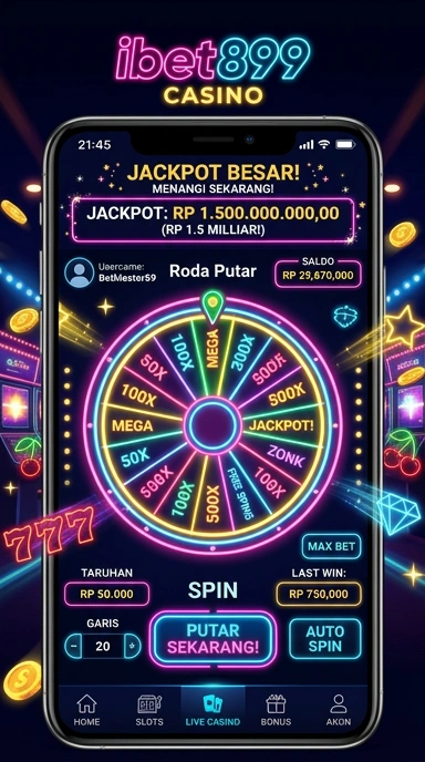 Tampilan antarmuka aplikasi ibet899 yang menarik.